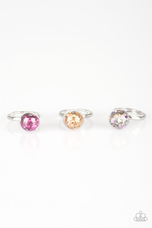 Paparazzi Starlet Shimmer Glitter Globe Rings - P4SS-MTXX-177XX