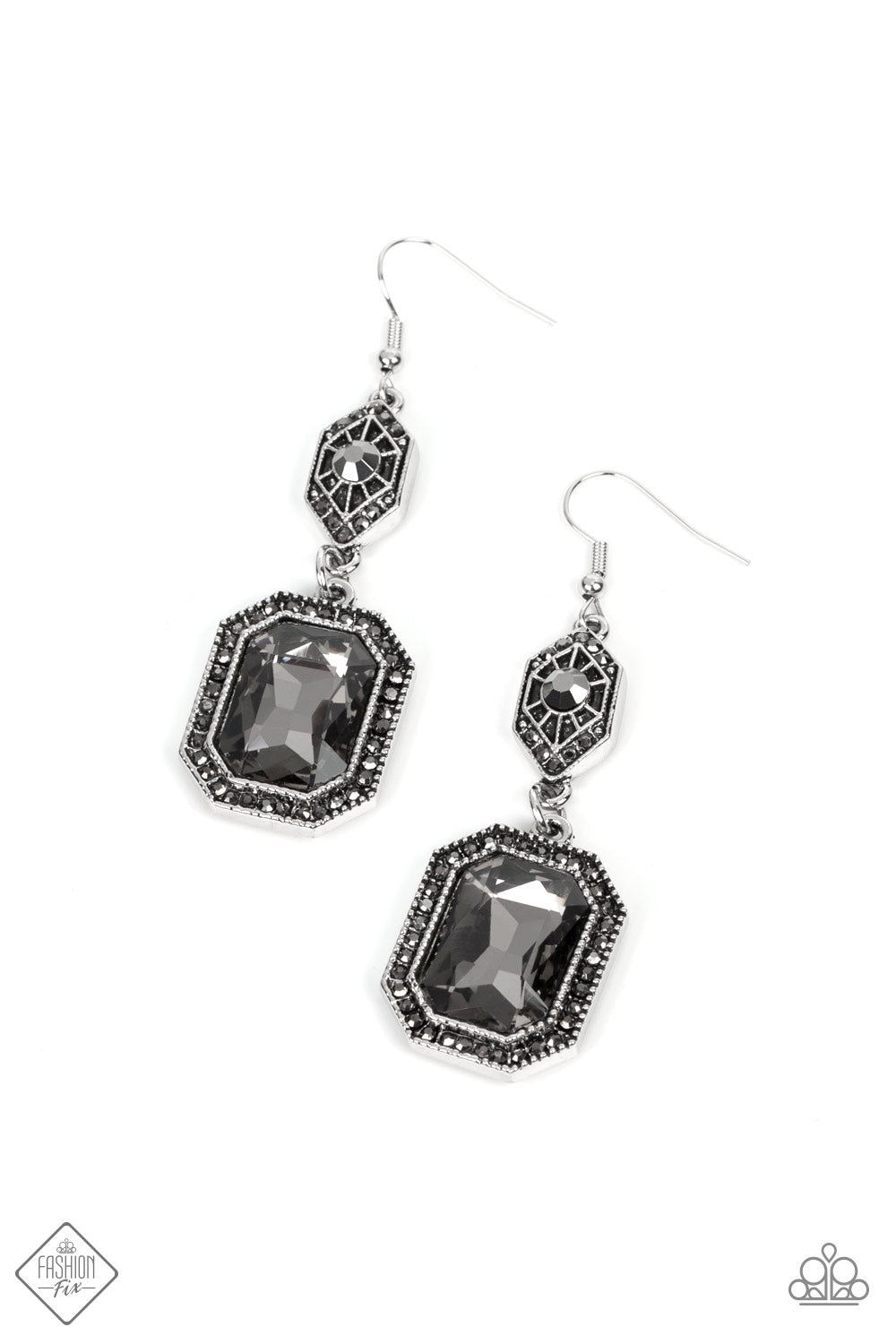 Paparazzi Starry-Eyed Sparkle Silver Fishhook Earrings – Fashion Fix Magnificent Musings August 2022