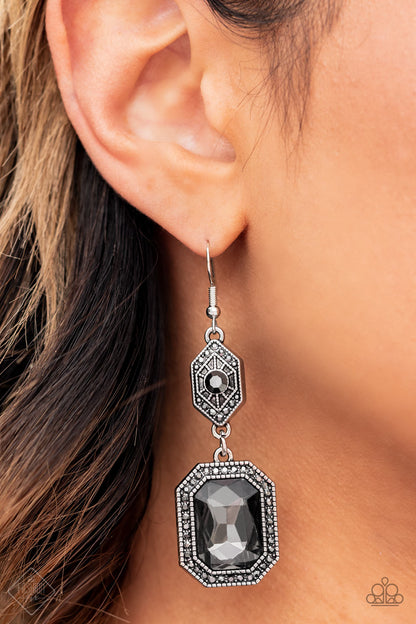 Paparazzi Starry-Eyed Sparkle Silver Fishhook Earrings – Fashion Fix Magnificent Musings August 2022