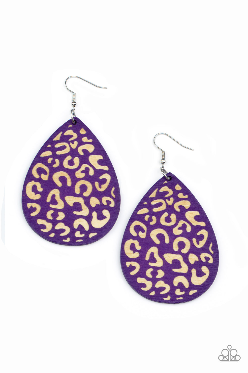 Paparazzi Suburban Jungle Purple Fishhook Earrings - P5SE-PRXX-078XX