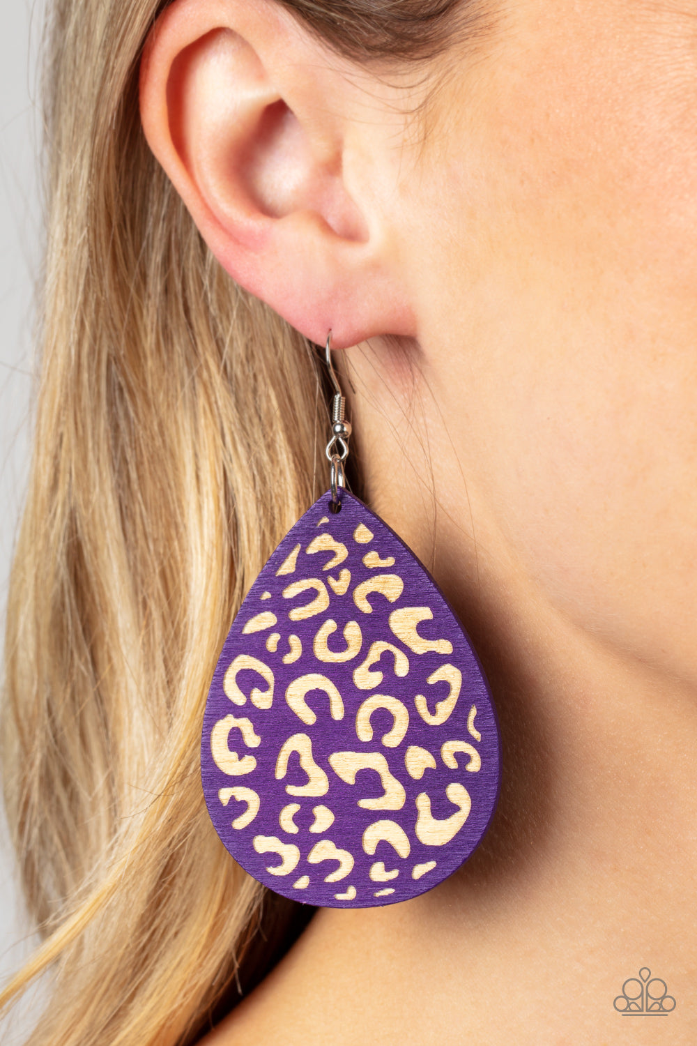 Paparazzi Suburban Jungle Purple Fishhook Earrings - P5SE-PRXX-078XX