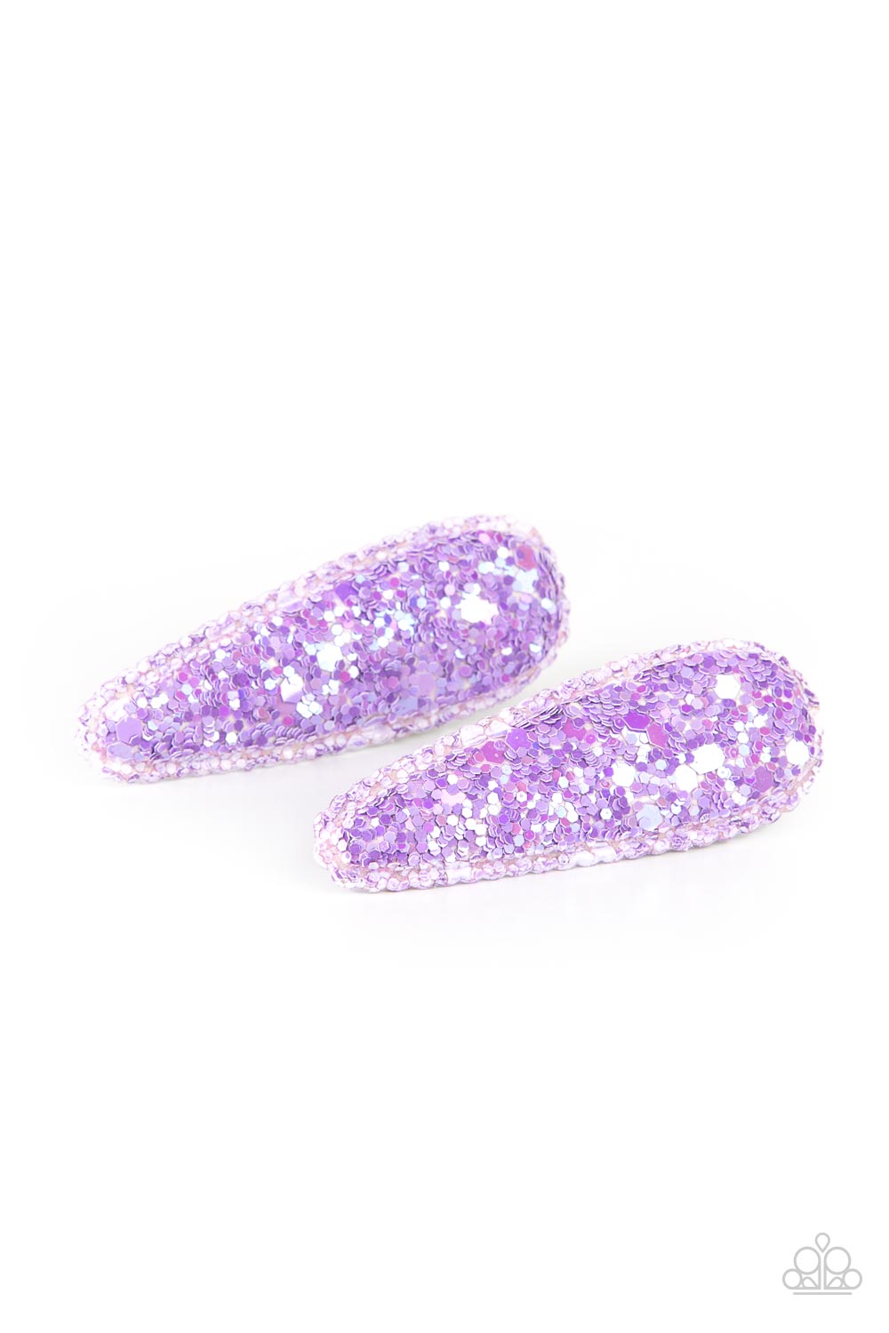 Paparazzi Sugar Plum Sparkle Purple Hair Clip Duo - P7SS-PRXX-124XX