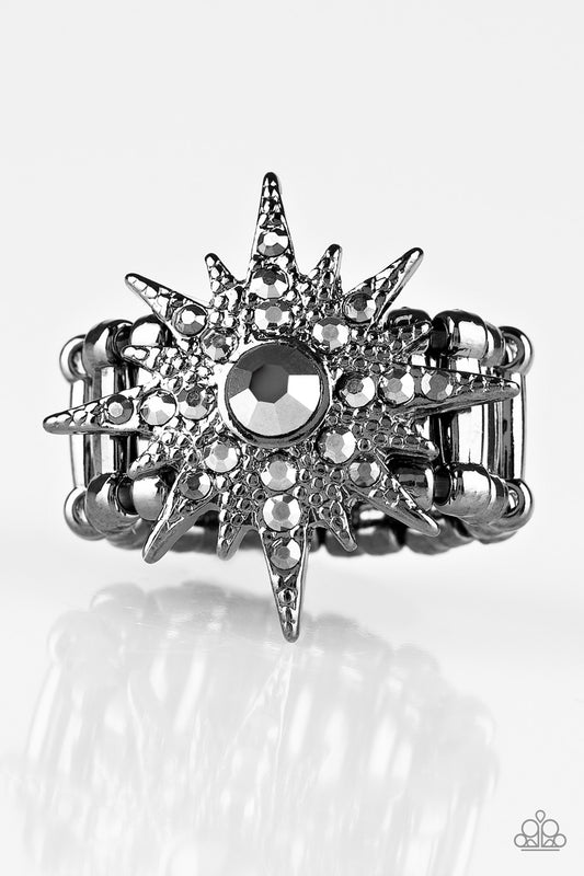 Paparazzi Super Stellar Black Ring