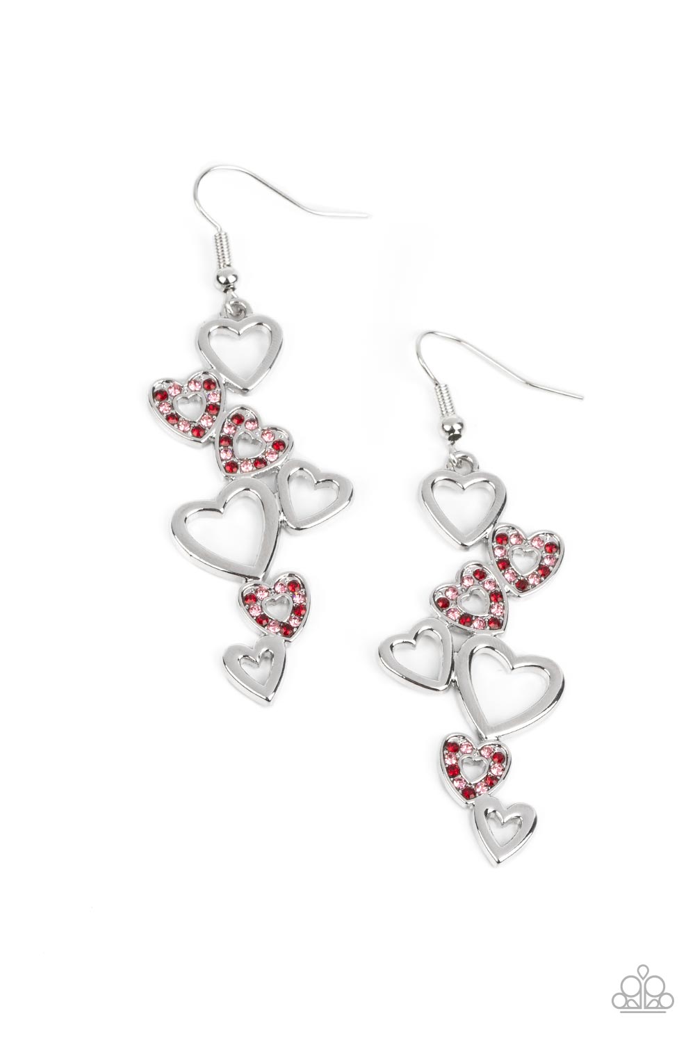 Paparazzi Sweetheart Serenade Multi Fishhook Earrings - P5RE-MTXX-127XX