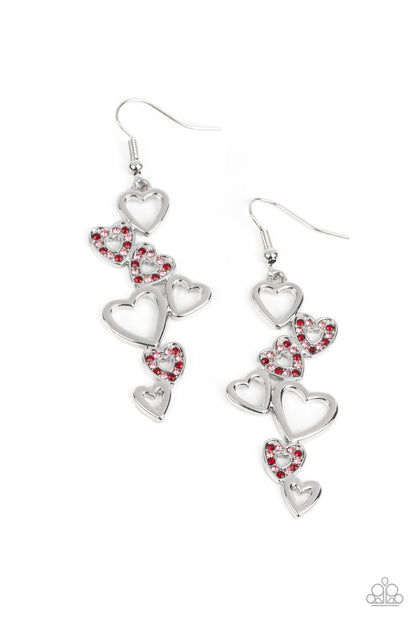 Paparazzi Sweetheart Serenade Multi Fishhook Earrings - P5RE-MTXX-127XX