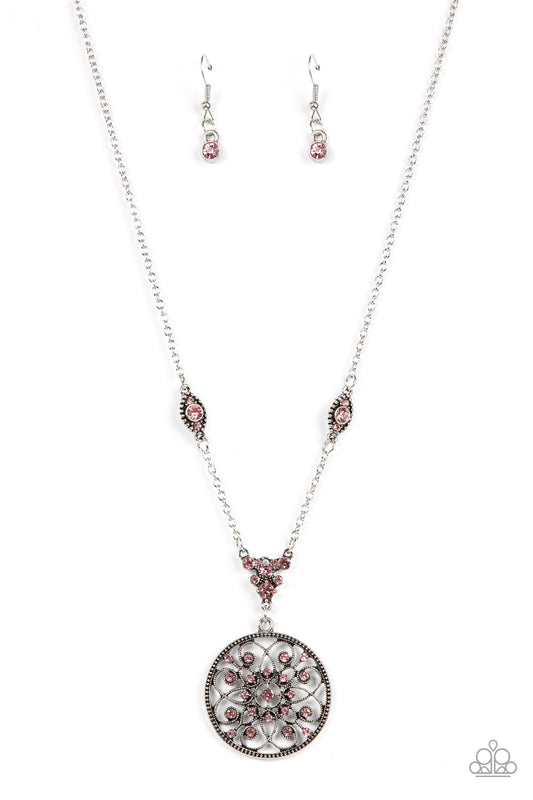 Paparazzi Timeless Traveler Pink Short Necklace
