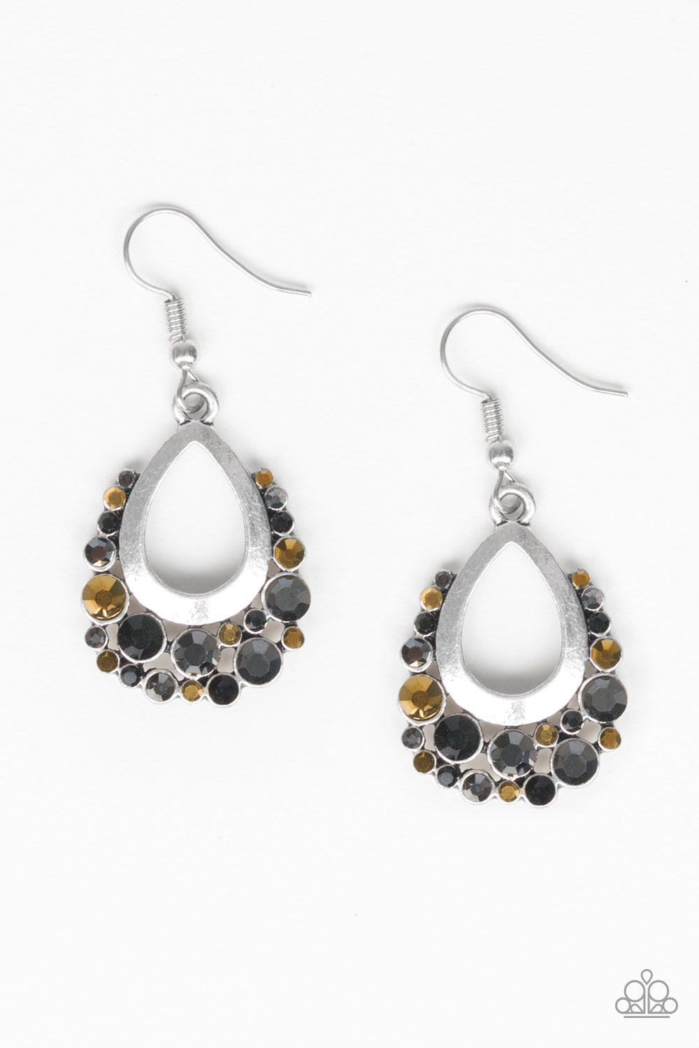 Paparazzi Table For Two Multi Fishhook Earrings - P5ED-MTXX-023XX