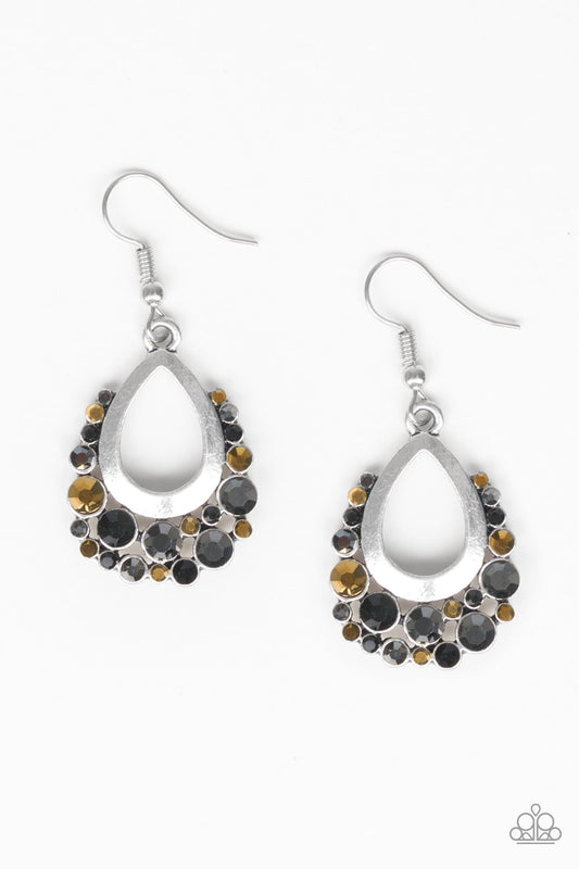 Paparazzi Table For Two Multi Fishhook Earrings - P5ED-MTXX-023XX