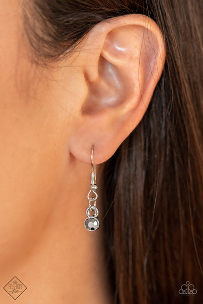 Paparazzi Tastefully Tasseled Silver Long Necklace - Fashion Fix Magnificent Musings February 2022