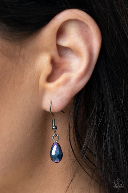 Paparazzi Teasable Teardrops Multi Long Necklace - Life Of The Party Exclusive May 2021