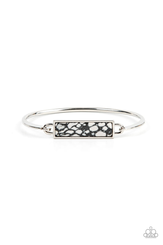 Paparazzi Terrazzo Tarot Black Bangle Bracelet - P9SE-BKXX-299XX