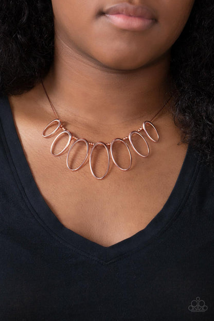 Paparazzi The MANE Ingredient Copper Short Necklace - P2RE-CPSH-194XX