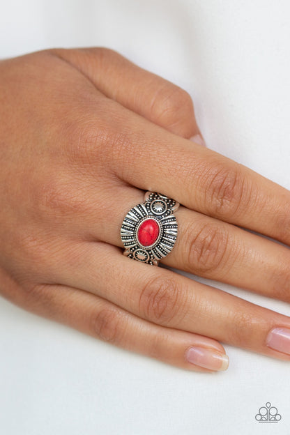 Paparazzi Thirst Quencher Red Stone Ring