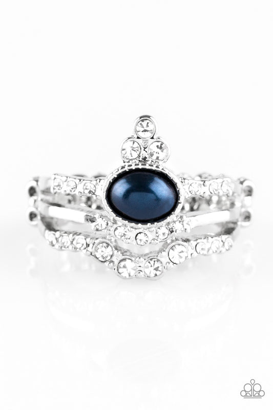 Paparazzi Timeless Tiaras Blue Ring