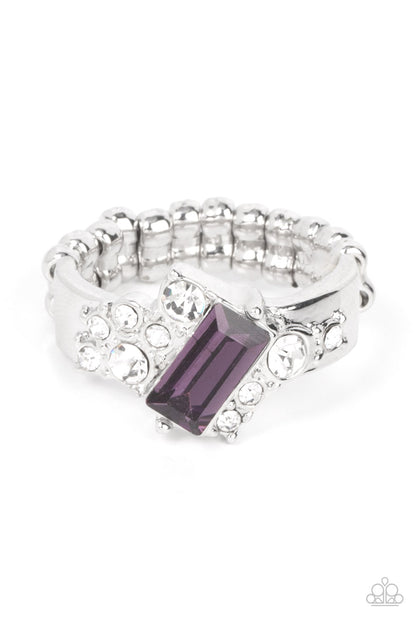 Paparazzi Tip the Balance Purple Ring - P4DA-PRXX-057XX