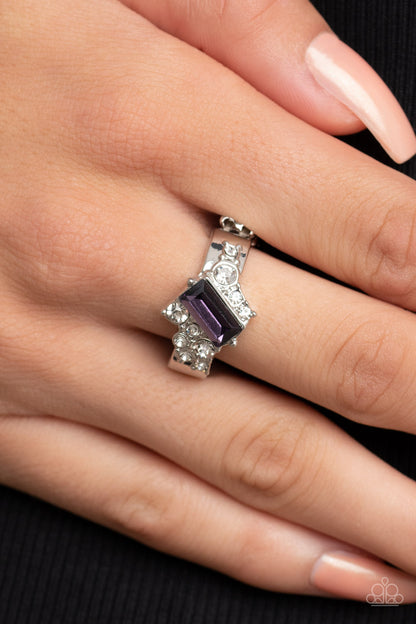 Paparazzi Tip the Balance Purple Ring - P4DA-PRXX-057XX