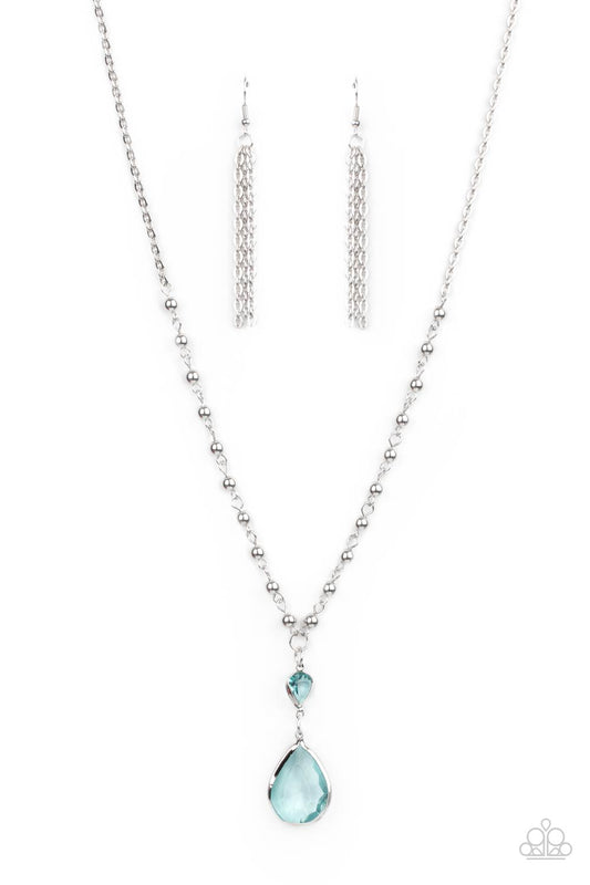 Paparazzi Titanic Splendor Blue Long Necklace - P2RE-BLXX-328XX