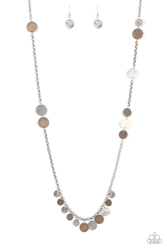 Paparazzi Trailblazing Trinket Multi Long Necklace - P2WH-MTXX-244XX