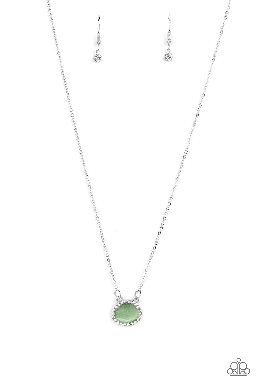 Paparazzi Treasure Me Always Green Short Necklace - P2DA-GRXX-114XX