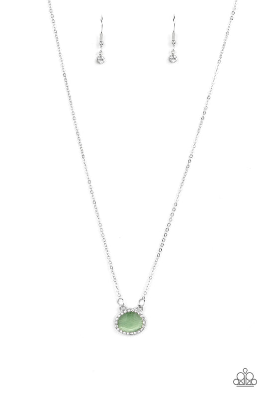 Paparazzi Treasure Me Always Green Short Necklace - P2DA-GRXX-114XX