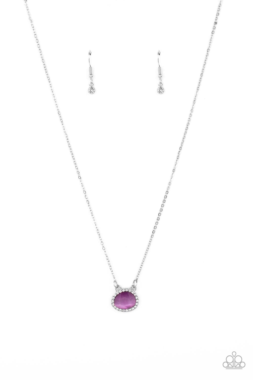 Paparazzi Treasure Me Always Purple Short Necklace - P2DA-PRXX-120XX