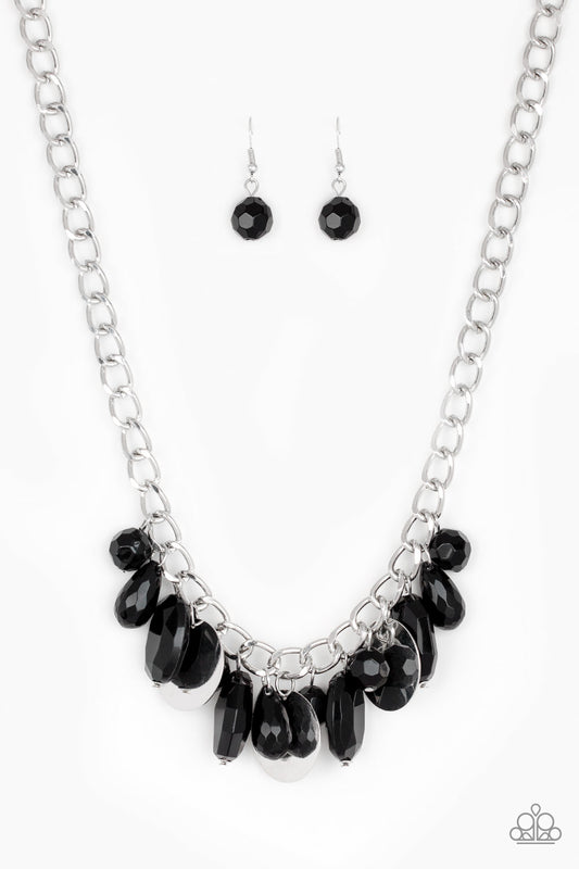 Paparazzi Treasure Shore Black Short Necklace - P2ST-BKXX-078XX