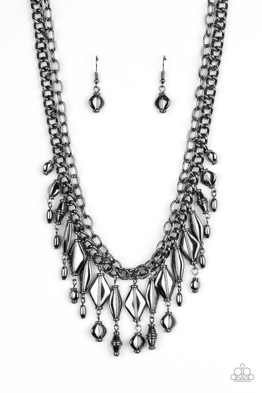 Paparazzi Trinket Trade Black Short Necklace