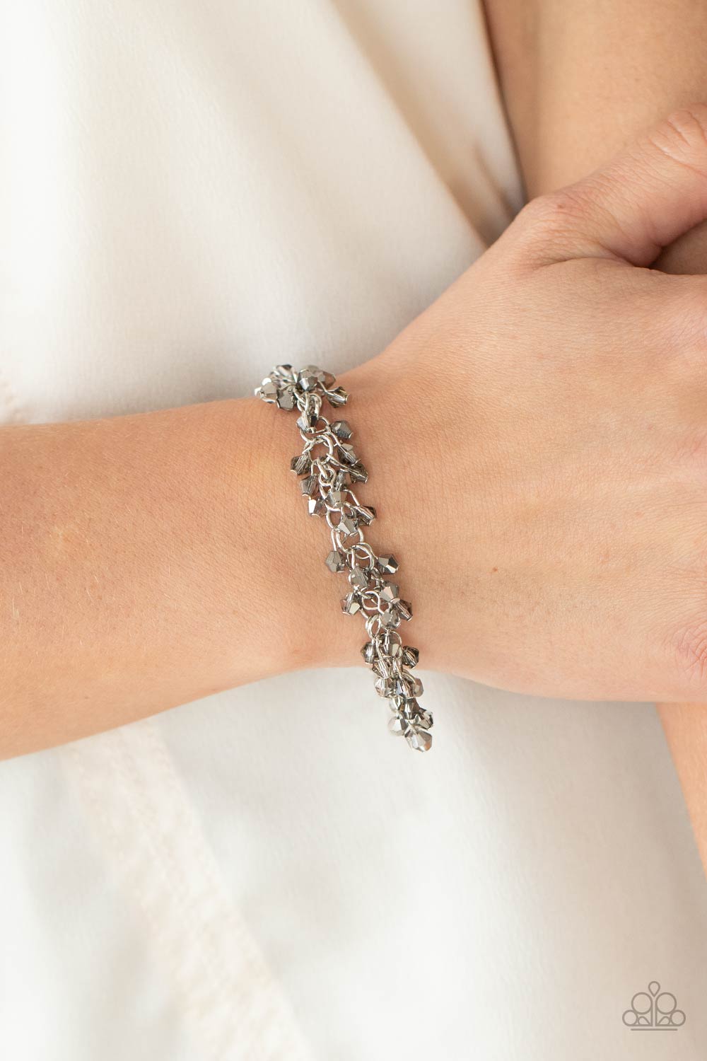 Paparazzi Twinkly Twilight Silver Clasp Bracelet - P9RE-SVXX-279ZA
