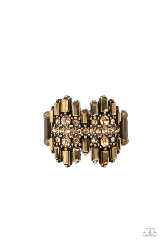 Paparazzi Urban Empire Brass Ring - P4ED-BRXX-088XX