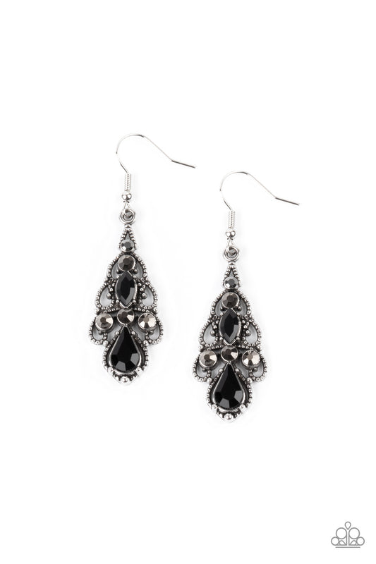 Paparazzi Urban Radiance Black Fishhook Earrings - P5DA-BKXX-093XX