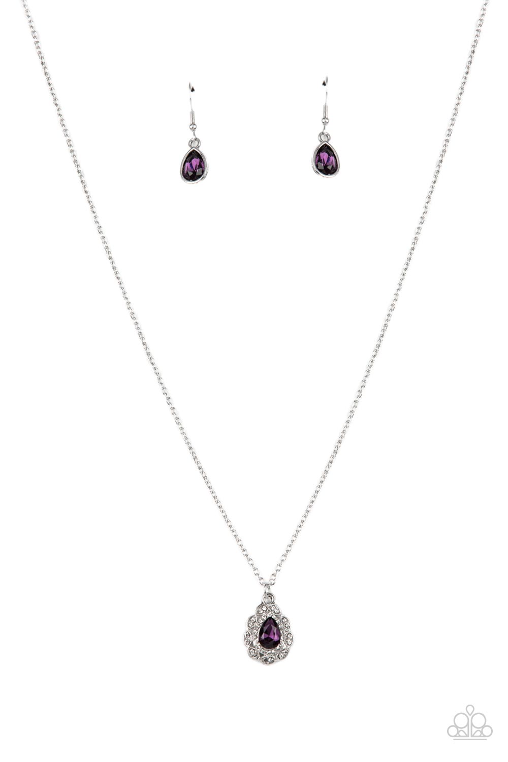 Paparazzi Vintage Validation Purple Short Necklace
