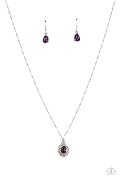 Paparazzi Vintage Validation Purple Short Necklace