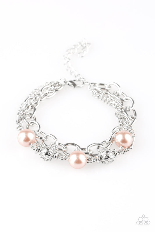 Paparazzi Vintage Variety Brown Clasp Bracelet