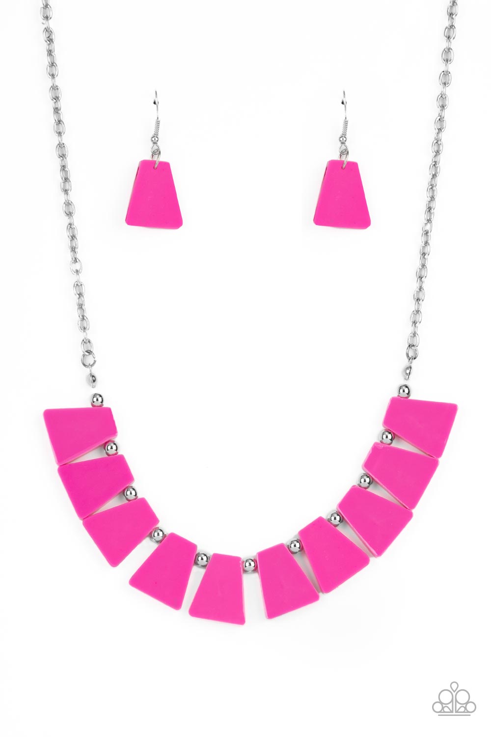 Paparazzi Vivaciously Versatile Pink Short Necklace - P2SE-PKXX-219XX