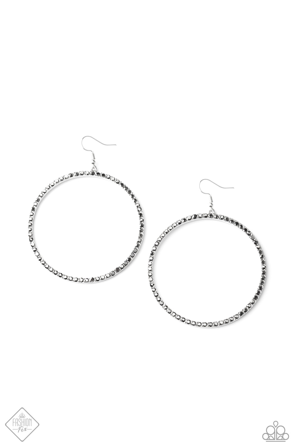 Paparazzi Wide Curves Ahead Silver Fishhook Earrings - Fashion Fix Magnificent Musings December 2020