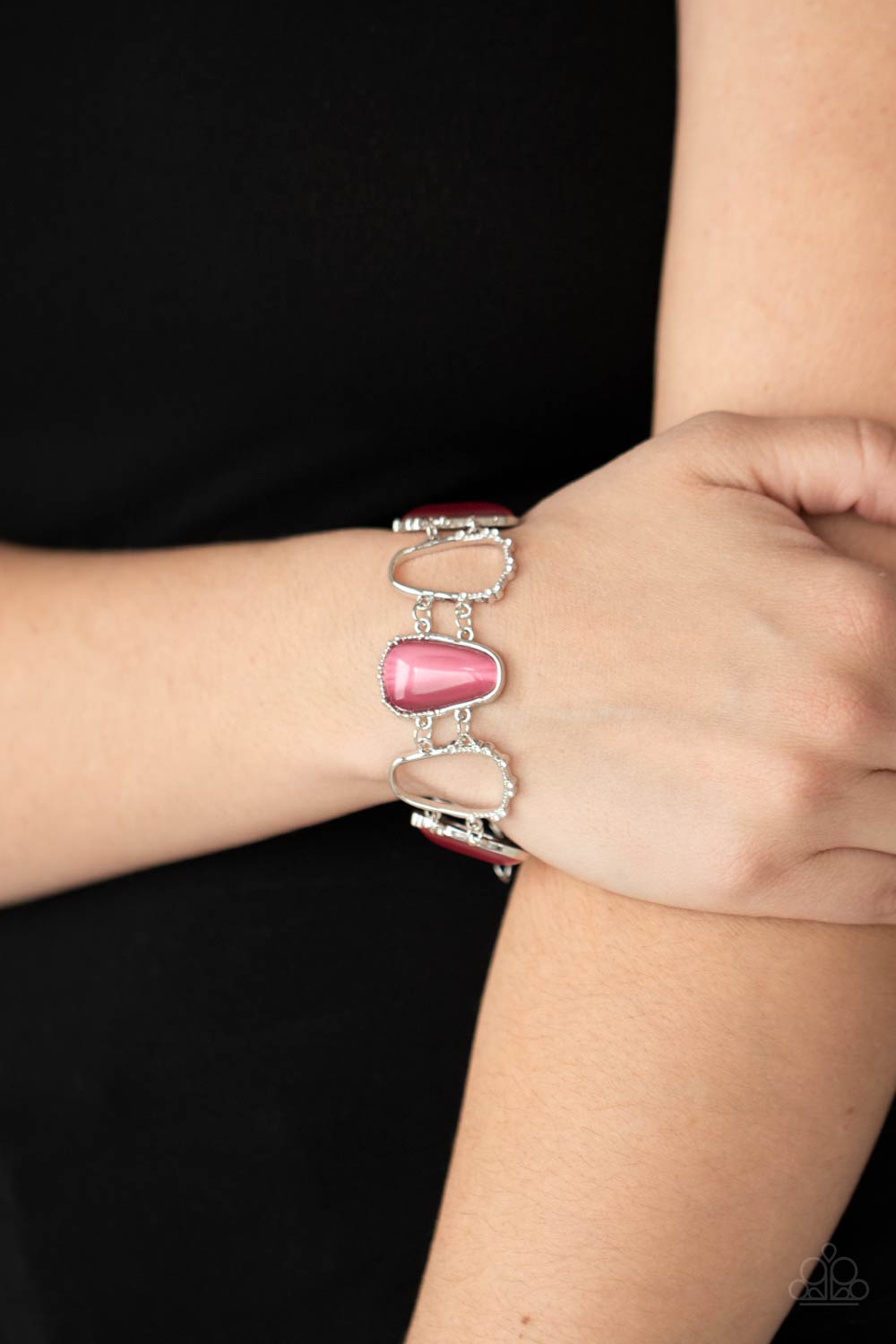 Paparazzi Yacht Club Couture Pink Clasp Bracelet