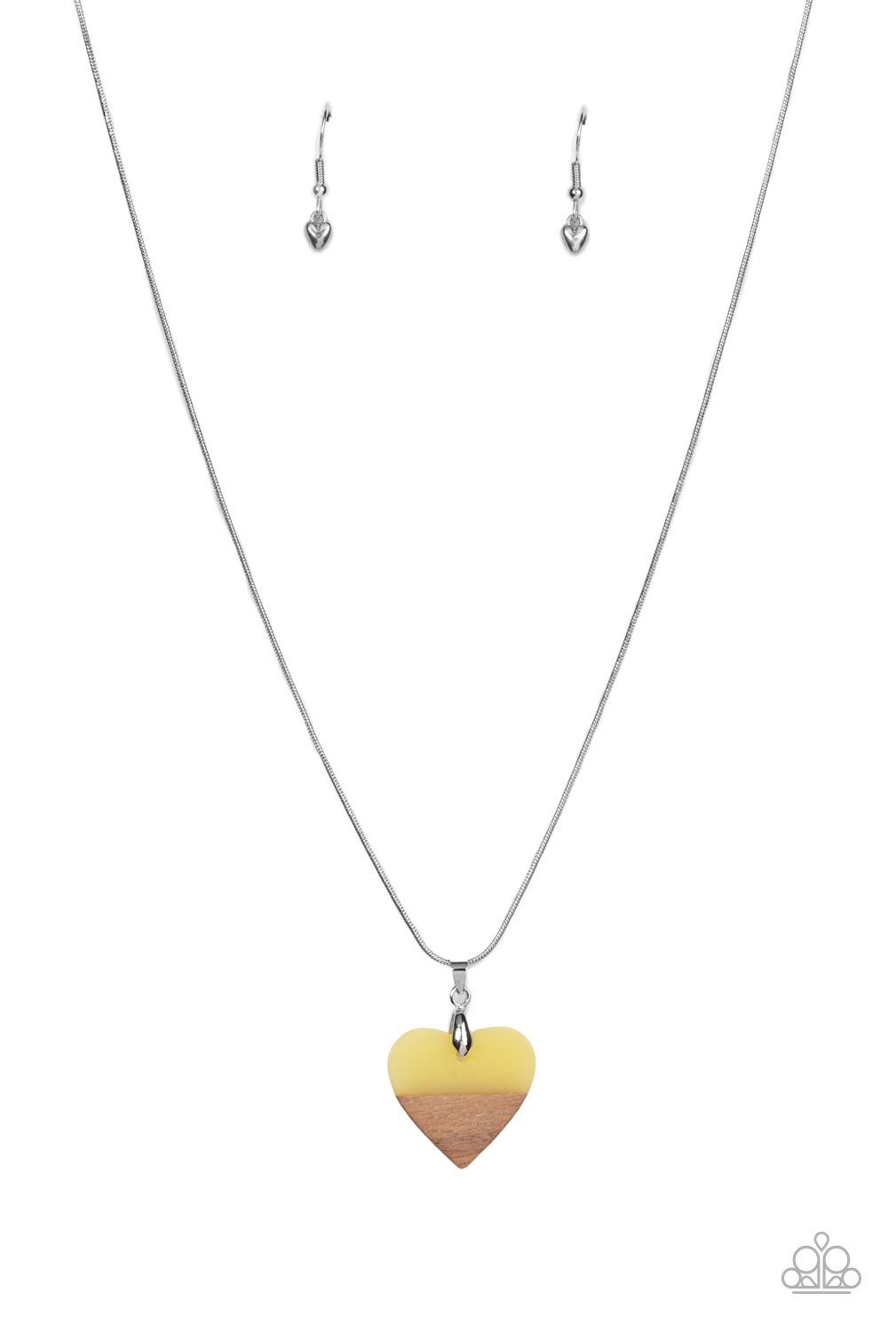 Paparazzi You Complete Me Yellow Short Necklace - P2DA-YWXX-068XX
