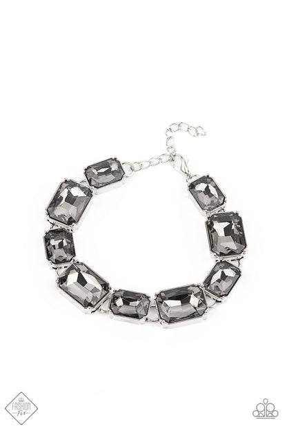 Paparazzi After Hours Silver Clasp Braclet - Fashion Fix Magnificent Musings January 2021