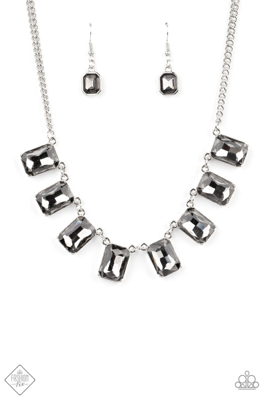 Paparazzi After Party Access Silver Short Necklace - Fashion Fix Magnificent Musings February 2021