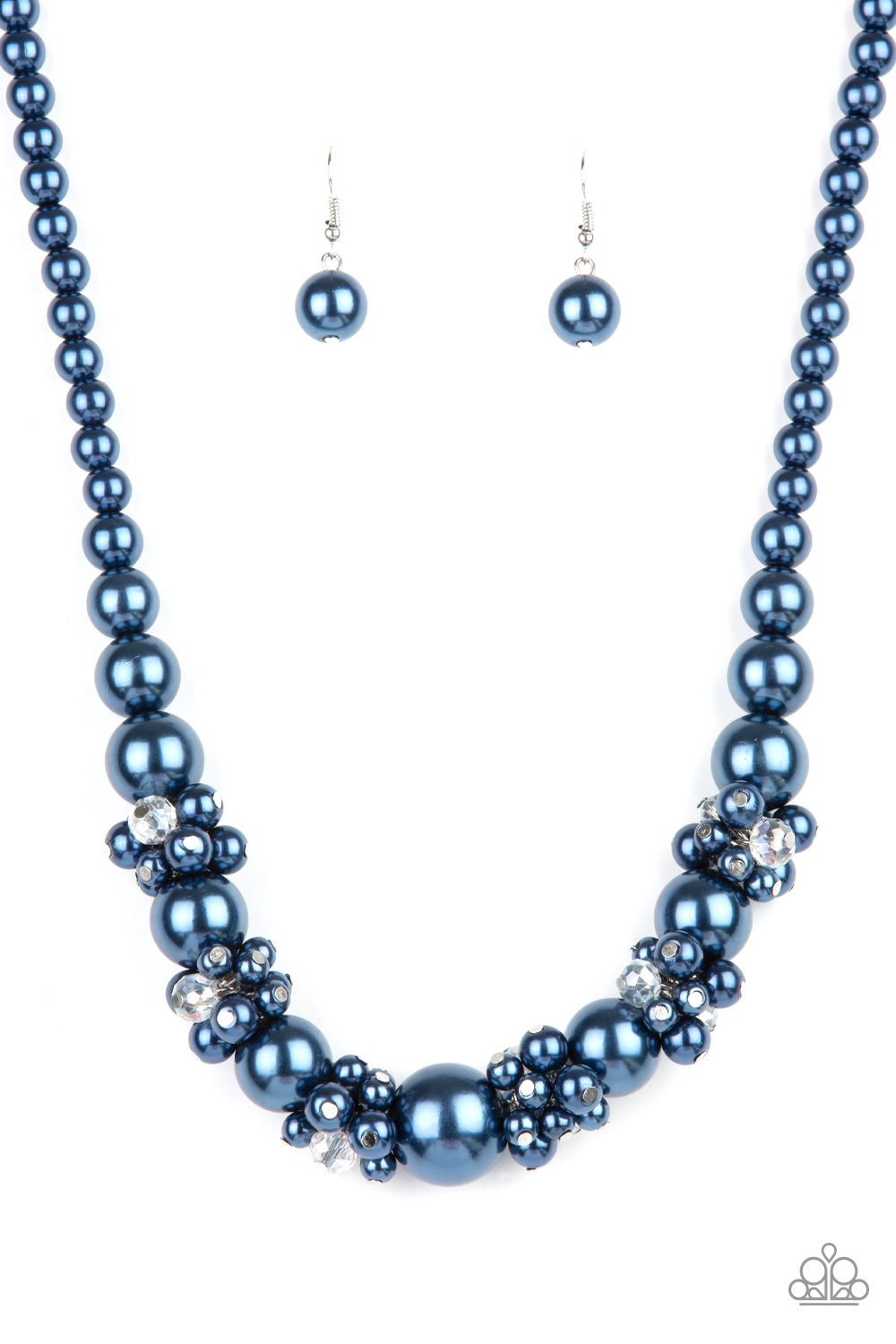 Paparazzi All Dolled UPSCALE Blue Short Necklace