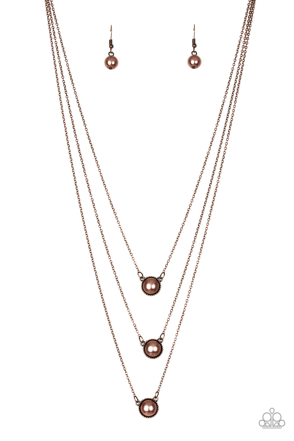 Paparazzi A Love For Luster Copper Short Necklace