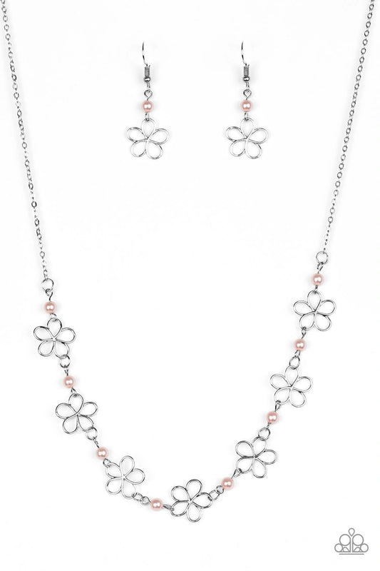 Paparazzi Always Abloom Pink Short Necklace