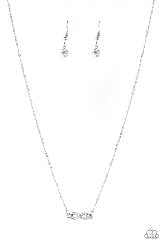 Paparazzi Always A Winner White Short Necklace