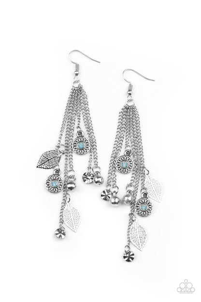 Paparazzi A Natural Charmer Blue Fishhook Earrings