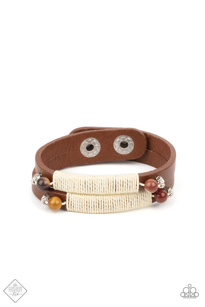Paparazzi And ZEN Some Multi Single Wrap Snap Bracelet - Fashion Fix Sunset Sightings Complete November 2021