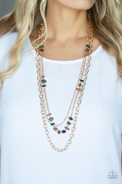 Paparazzi Artisanal Abundance Multi Long Necklace