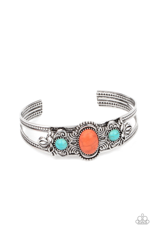 Paparazzi Artisan Ancestry Orange Cuff Bracelet