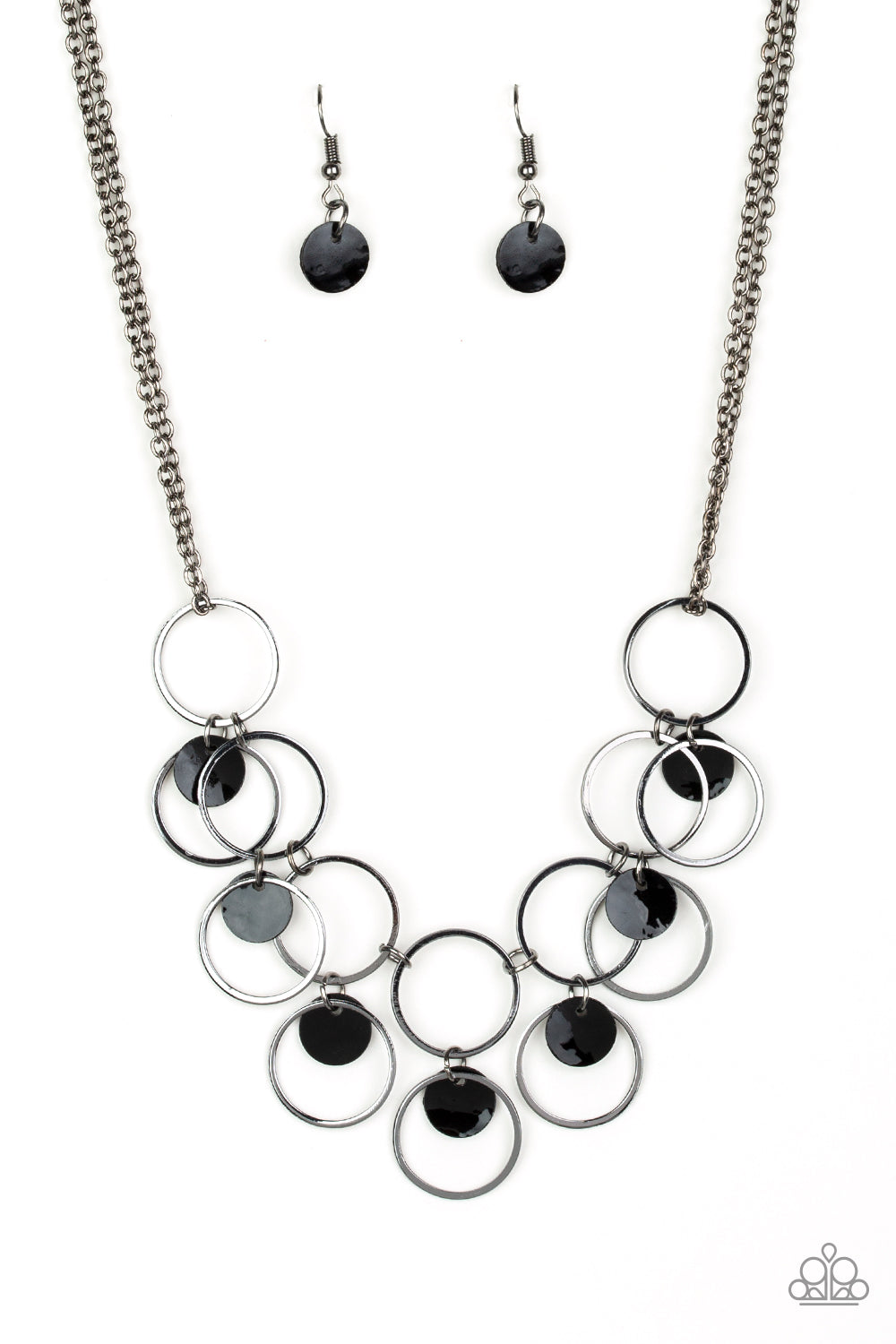 Paparazzi Ask and You SHELL Receive Black Short Necklace