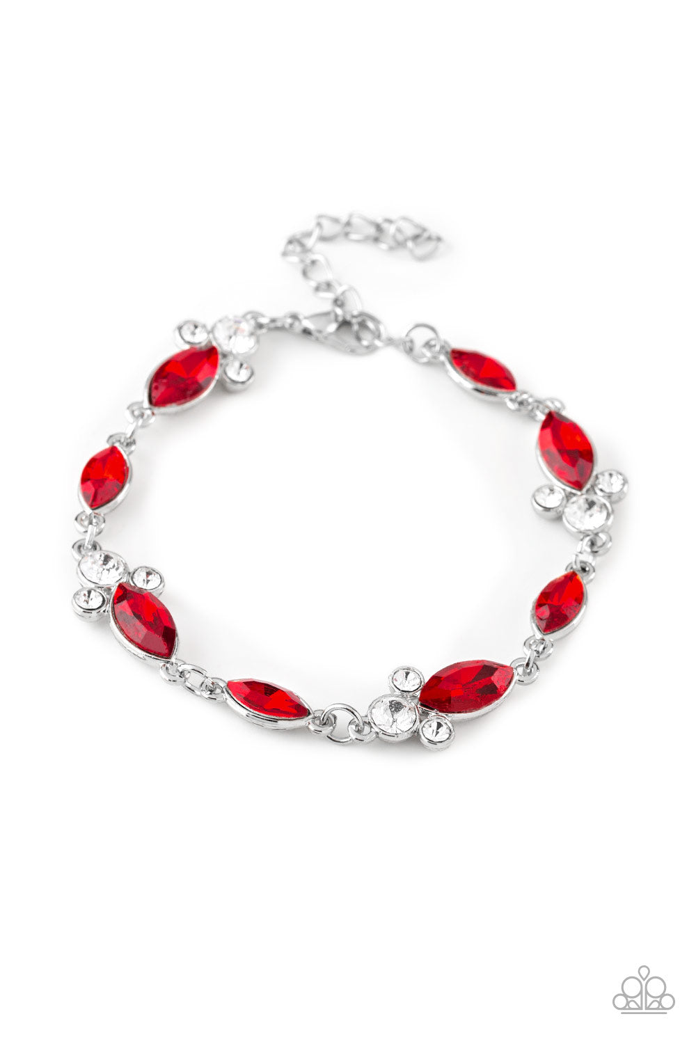 Paparazzi At Any Cost Red Clasp Bracelet