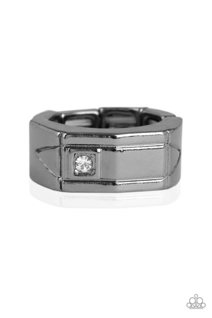 Paparazzi Atlas Black Men's Ring